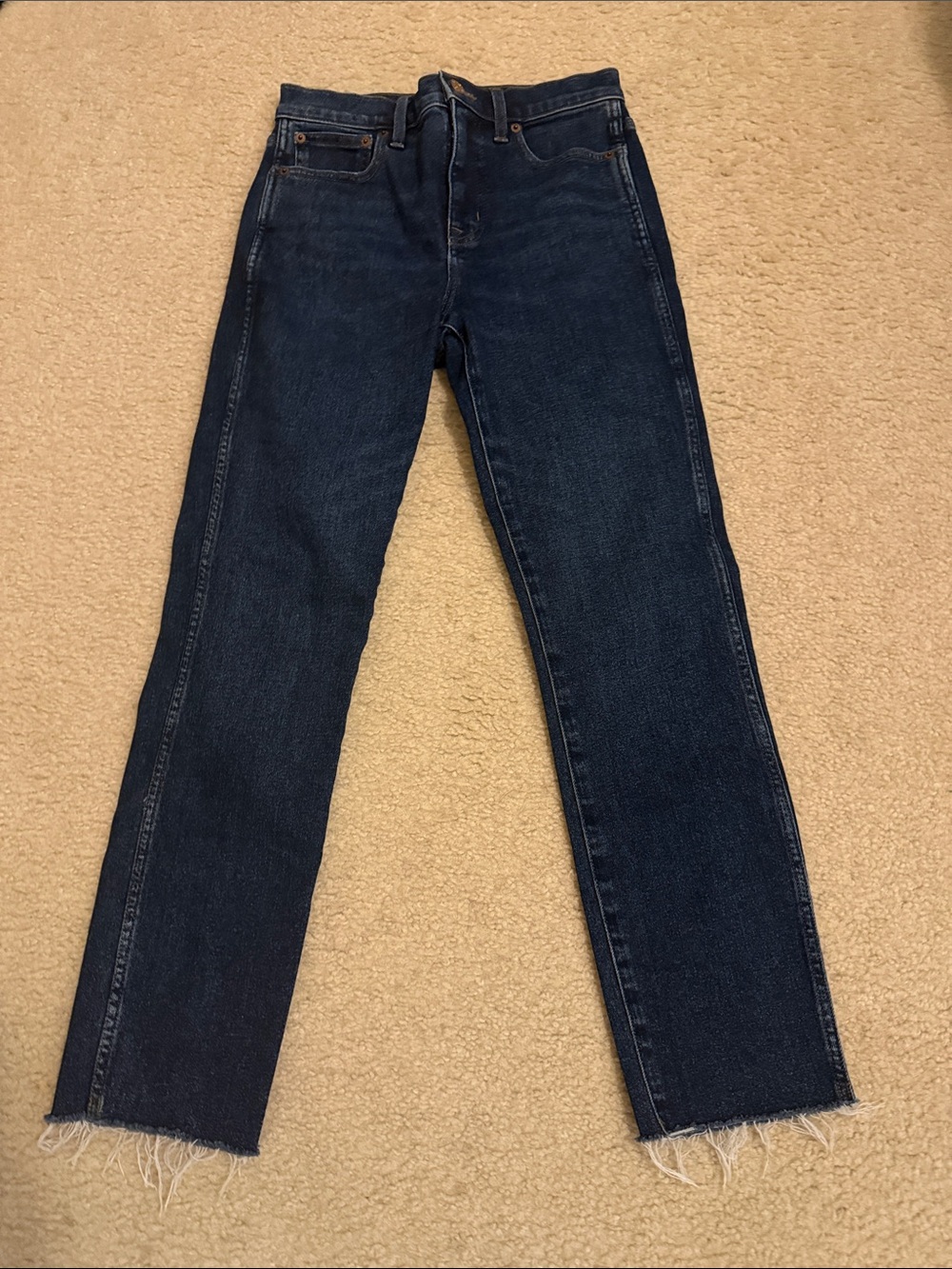 J. Crew Men's Dark Indigo Slim Straight Jeans